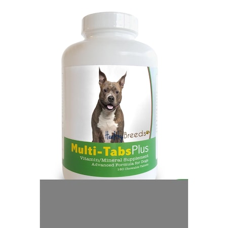 Healthy Breeds American Staffordshire Terrier Multi-Tabs Plus Chewable Tablets, 180PK 840235139720